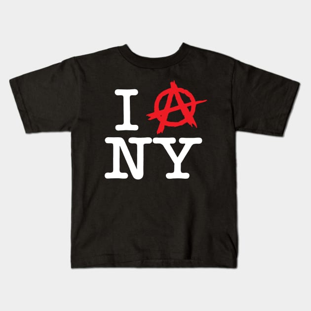 New York City Anarchist Jurisdiction (Antifa Uniform edition) Kids T-Shirt by baysideremix